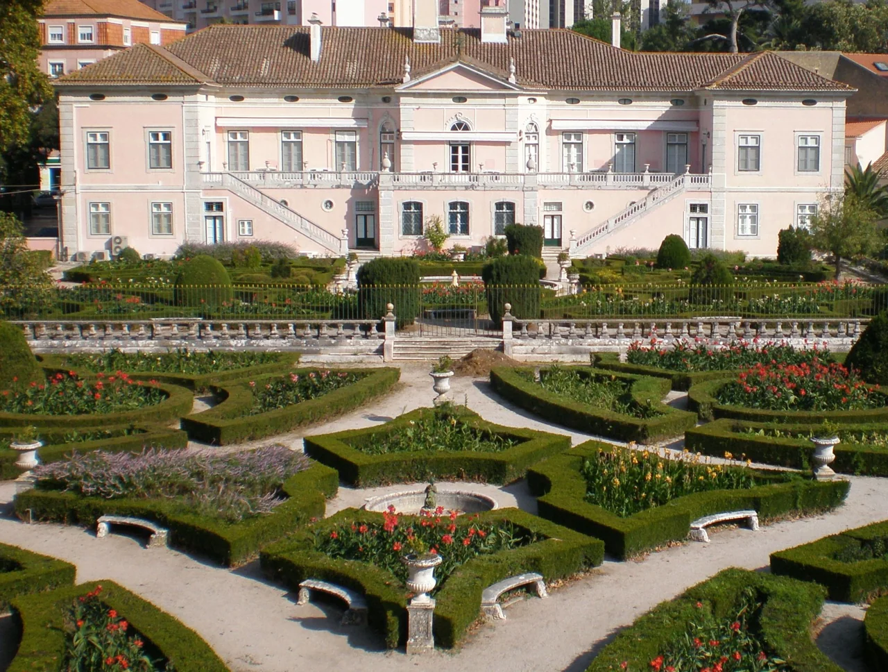 Palácio das Laranjeiras and gardens in São Domingos de Benfica, Lisbon